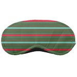 Horizontal Line Red Green Sleeping Masks Front