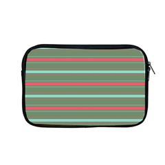 Horizontal Line Red Green Apple Macbook Pro 13  Zipper Case by Mariart