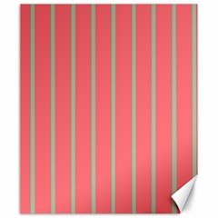 Line Red Grey Vertical Canvas 20  X 24  