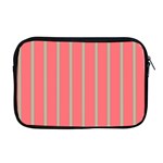 Line Red Grey Vertical Apple MacBook Pro 17  Zipper Case Front