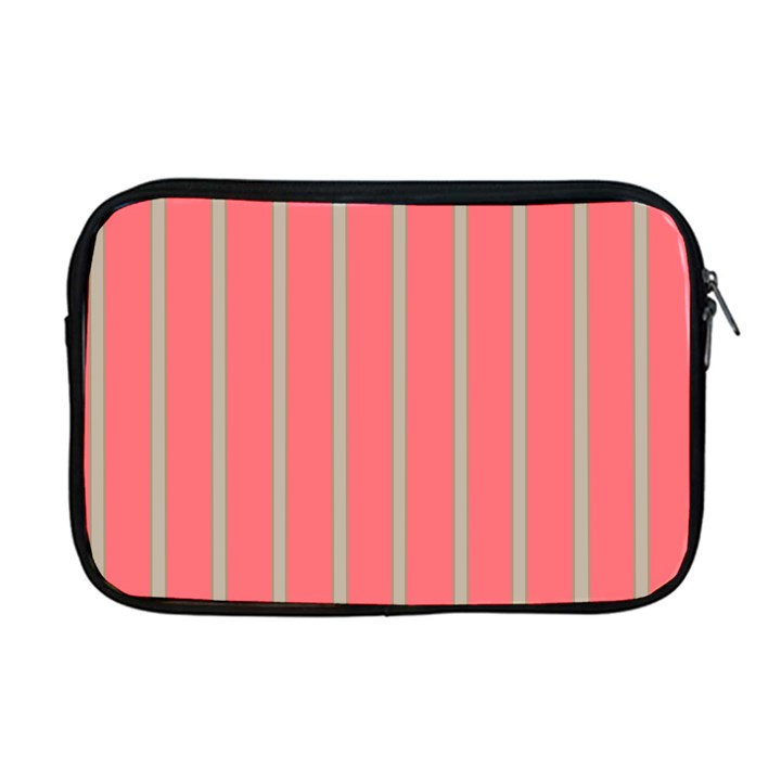 Line Red Grey Vertical Apple MacBook Pro 17  Zipper Case