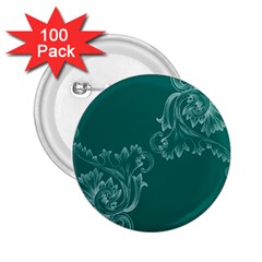 Leaf Green Blue Sexy 2 25  Buttons (100 Pack) 