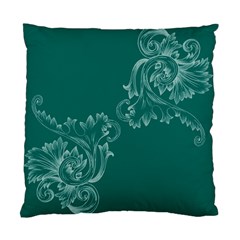 Leaf Green Blue Sexy Standard Cushion Case (one Side)