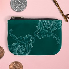 Leaf Green Blue Sexy Mini Coin Purses