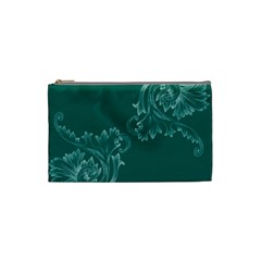 Leaf Green Blue Sexy Cosmetic Bag (small) 