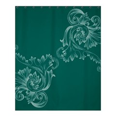 Leaf Green Blue Sexy Shower Curtain 60  X 72  (medium)  by Mariart