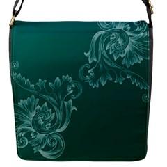 Leaf Green Blue Sexy Flap Messenger Bag (s)