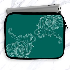 Leaf Green Blue Sexy Apple Ipad 2/3/4 Zipper Cases by Mariart