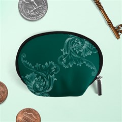 Leaf Green Blue Sexy Accessory Pouches (small)  by Mariart