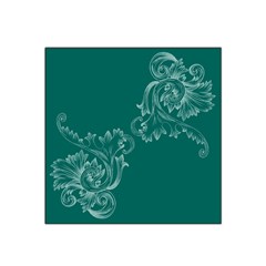 Leaf Green Blue Sexy Satin Bandana Scarf by Mariart