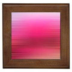 Line Pink Space Sexy Rainbow Framed Tiles