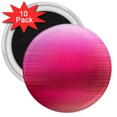 Line Pink Space Sexy Rainbow 3  Magnets (10 Pack) 