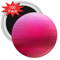 Line Pink Space Sexy Rainbow 3  Magnets (100 Pack) by Mariart