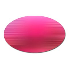 Line Pink Space Sexy Rainbow Oval Magnet by Mariart