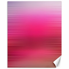 Line Pink Space Sexy Rainbow Canvas 11  X 14  