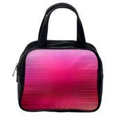 Line Pink Space Sexy Rainbow Classic Handbags (one Side) by Mariart