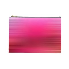 Line Pink Space Sexy Rainbow Cosmetic Bag (large)  by Mariart