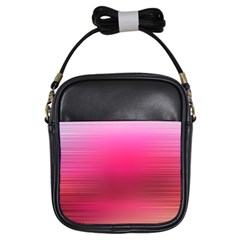 Line Pink Space Sexy Rainbow Girls Sling Bags by Mariart