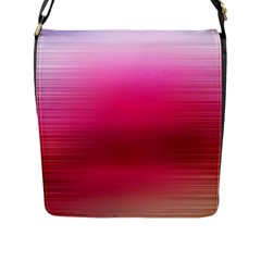 Line Pink Space Sexy Rainbow Flap Messenger Bag (l) 