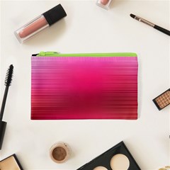 Line Pink Space Sexy Rainbow Cosmetic Bag (xs)