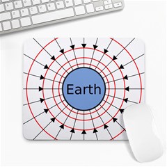 Magnetik Earth s Gravitational Line Triangle Large Mousepads