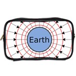 Magnetik Earth s Gravitational Line Triangle Toiletries Bags 2-Side Back