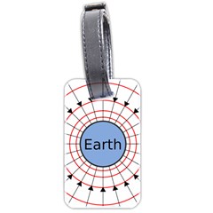 Magnetik Earth s Gravitational Line Triangle Luggage Tags (two Sides)