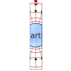 Magnetik Earth s Gravitational Line Triangle Large Book Marks