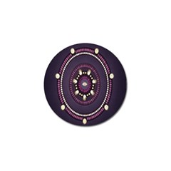 Mandalarium Hires Hand Eye Purple Golf Ball Marker by Mariart