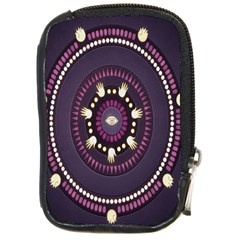 Mandalarium Hires Hand Eye Purple Compact Camera Cases by Mariart