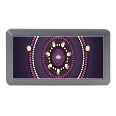 Mandalarium Hires Hand Eye Purple Memory Card Reader (mini) by Mariart