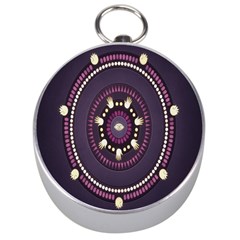 Mandalarium Hires Hand Eye Purple Silver Compasses by Mariart