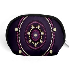 Mandalarium Hires Hand Eye Purple Accessory Pouches (medium) 