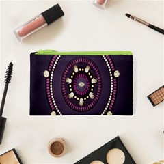 Mandalarium Hires Hand Eye Purple Cosmetic Bag (xs) by Mariart