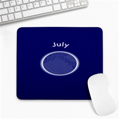 Moon July Blue Space Large Mousepads by Mariart