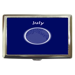 Moon July Blue Space Cigarette Money Cases by Mariart