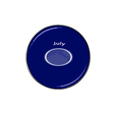 Moon July Blue Space Hat Clip Ball Marker (10 Pack) by Mariart