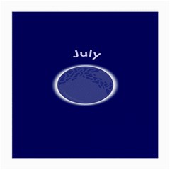 Moon July Blue Space Medium Glasses Cloth