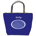 Moon July Blue Space Bucket Bags Front