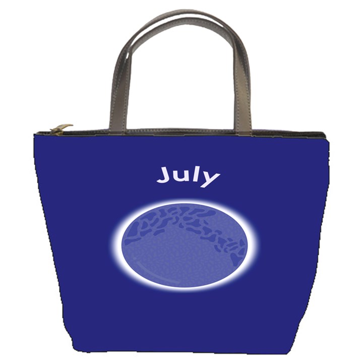 Moon July Blue Space Bucket Bags