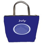 Moon July Blue Space Bucket Bags Back