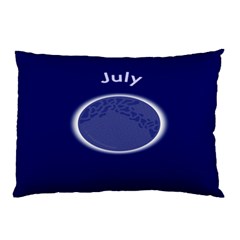 Moon July Blue Space Pillow Case