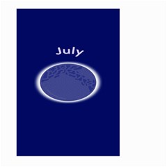 Moon July Blue Space Large Garden Flag (two Sides)