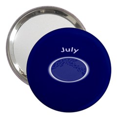 Moon July Blue Space 3  Handbag Mirrors by Mariart