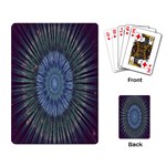 Peaceful Flower Formation Sparkling Space Playing Card Back