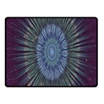 Peaceful Flower Formation Sparkling Space Fleece Blanket (Small) 50 x40  Blanket Front