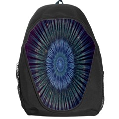 Peaceful Flower Formation Sparkling Space Backpack Bag by Mariart