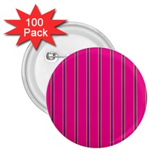 Pink Line Vertical Purple Yellow Fushia 2 25  Buttons (100 Pack)  by Mariart