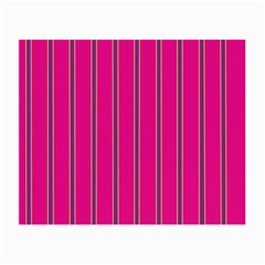 Pink Line Vertical Purple Yellow Fushia Small Glasses Cloth (2-side) by Mariart