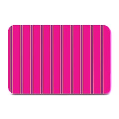 Pink Line Vertical Purple Yellow Fushia Plate Mats